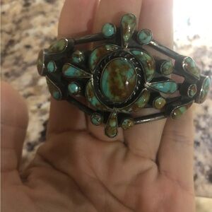 Turquoise sterling silver bracelet